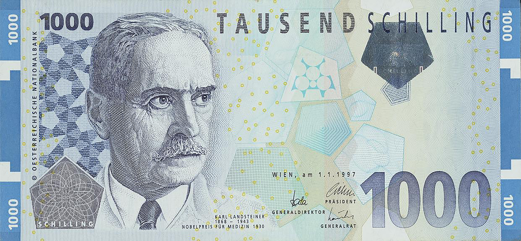 Karl Landsteiner, who discovered the ABO blood group system in 1901.