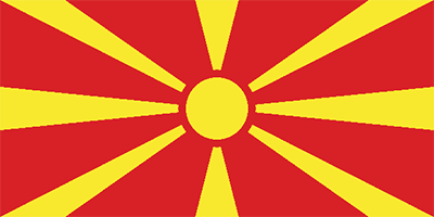 Flag of North Macedonia