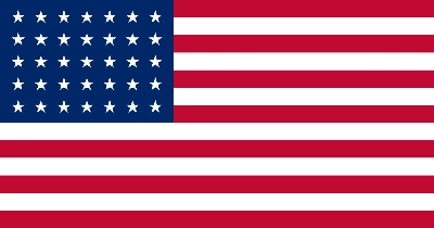 The 35-star flag