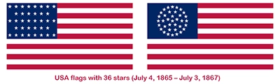 The 36-star flag