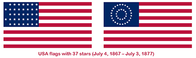 The 37-star flag